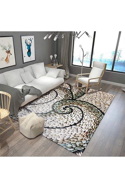 Sermod Stone Patterned Decorative Sponge Carpet Cover