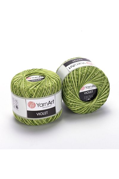 Yarnart Violet Melange - Μαρμάρινο, Mercerized Lace Marbled-0188