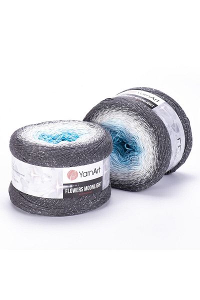 Yarnart Flowers Moonlight - Silvery Marbled-3251