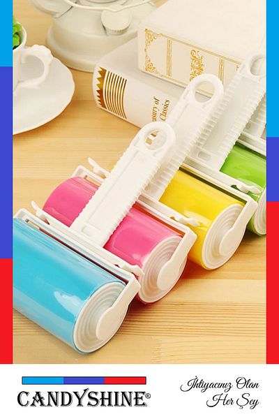 Zeki Karga Washable Cat Dog Feather Hair Hair Cleaner Dust Collector Roller
