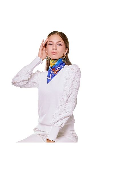 Deriderim Ikigai City Series Barcelona Design exclusivist Desen de mână Culoare Multifuncțional Color Pătrat 45x45 Bandana