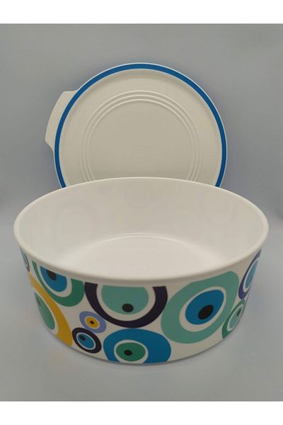Tupperware Water Cookie Container / Lucky Blue Baseline Cookie Can