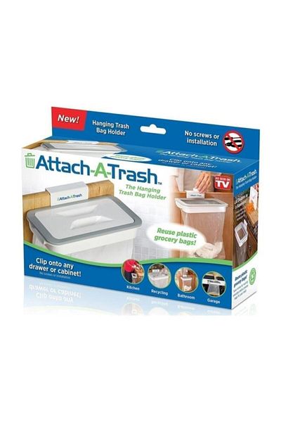 CMT Attach A Trash Lid Garbage Bag Holder