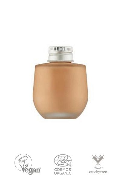baims Fluid Foundation Excellent Skin Refill Organic Vegan Foundation 40 Almond