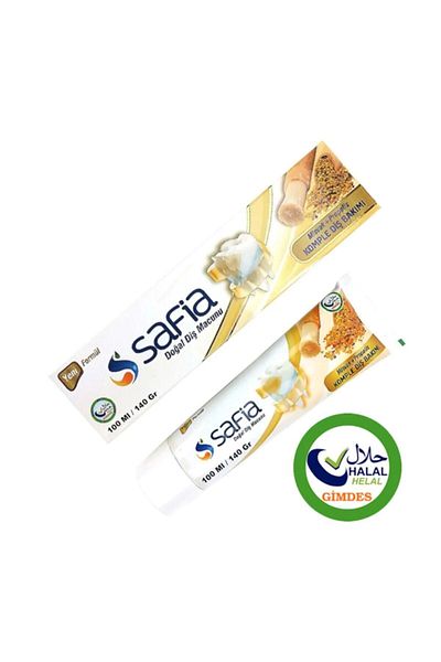 Safia معجون أسنان ميسوكويز + دنج 140 جرام - العناية الكاملة بالأسنان من ماركة الحلال الطبيعية 4 قطع