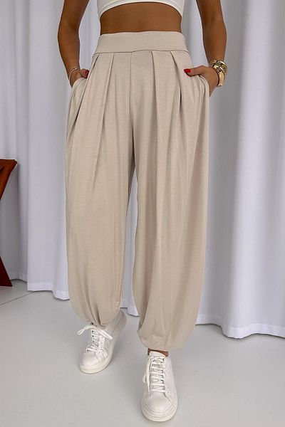 Mine Tan Butik Μπεζ φόρμα Shalwar Modal