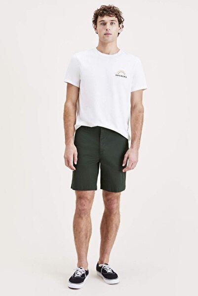 Dockers Smart Supreme Flex Ultimate Dark Green Shorts
