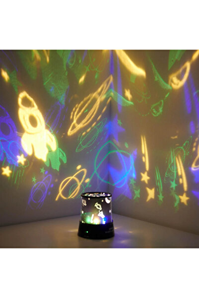 TREND Space Night Lights Led Işık Modlu Masa Ve Gece Lambası