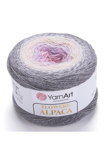Yarnart Flowers Alpaca - Μαρμάρινο Χειροποίητο Πλεκτό Νήμα Ebruli-413