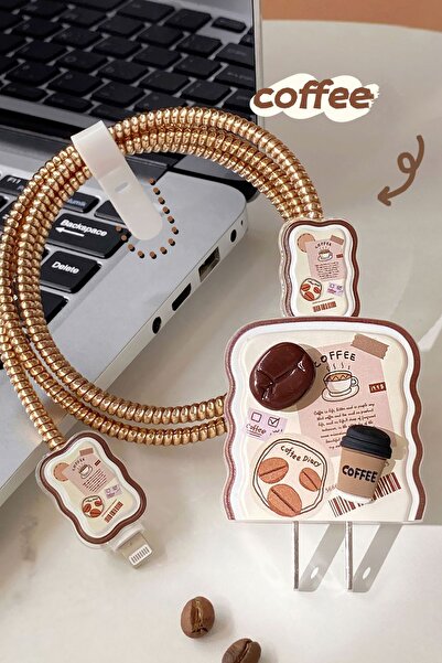 WANNA PROTECT Iphone 18-20w Uyumlu Şarj Kablosu Başlığı Adaptörü Koruma Kablo...