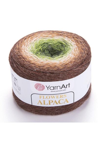 Yarnart Flowers Alpaca - Μαρμάρινο νήμα πλεξίματος στο χέρι Ebruli-425