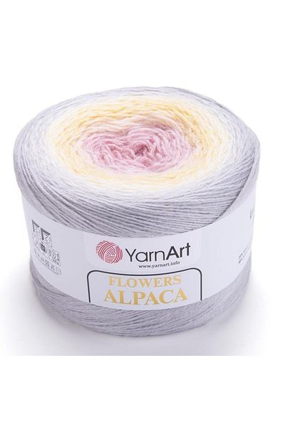 Yarnart Flowers Alpaca - Μαρμάρινο νήμα πλεξίματος στο χέρι Ebruli-404