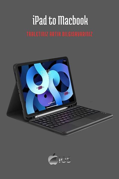 Fuchsia iPad Air 2024 M2 - تابلت ذكي مقاس 13 بوصة مزود بحامل وشريحة ولوحة مفاتيح