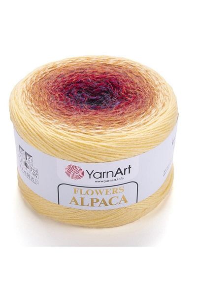 Yarnart Flowers Alpaca - Μαρμάρινο Χειροποίητο Νήμα Πλεκτομηχανής Ebruli-418