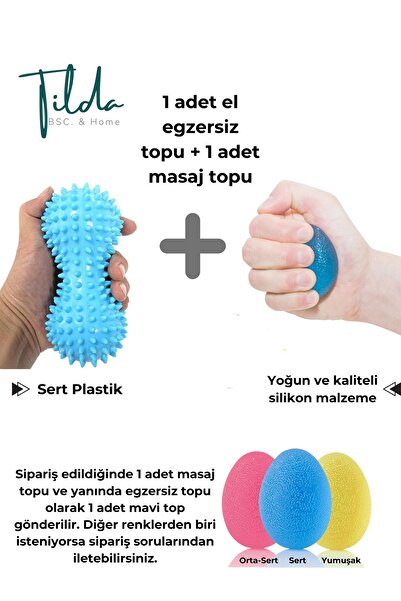 Tilda BSC. & Home Silikon Fizik Tedavi - Kas Güçlendirici - Stres Topu / Hand...