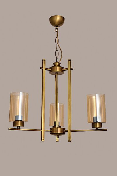 Avize çarşısı Eldemo 3 Kollu Avize Eskitme