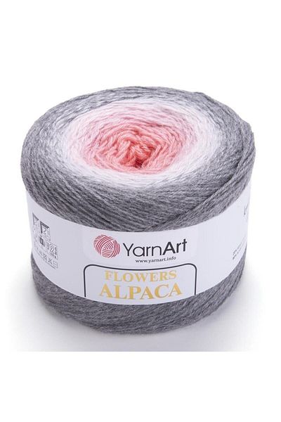 Yarnart Flowers Alpaca - Μαρμάρινο νήμα πλεξίματος στο χέρι Ebruli-406