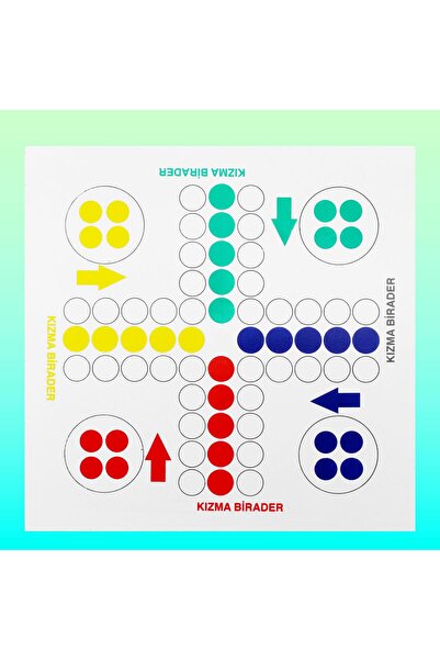 Telvesse Kızma Birader Oyunu Akıl Hafıza Mantık Beceri Eğitici Zeka Strateji Oyunu Ludo Kutu Oyunu