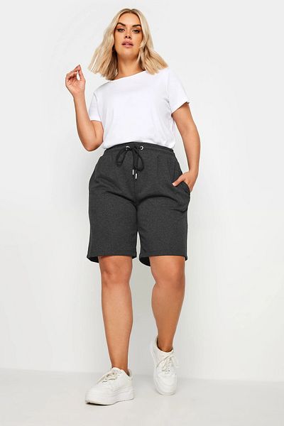 Stil Diva Comfortable Fit Large Size Shorts - Pockets and Drawstring Waist303207