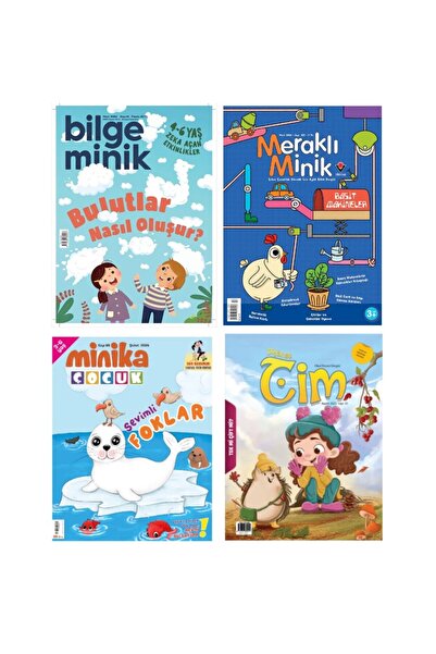 Dergi Kapında 3-6 Yaş Çocuk Dergisi Yıllık Abonelik Paketi