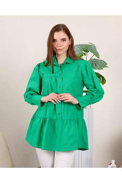 BAJAR Skirted Tunic - Side Gathered, Araboy Model