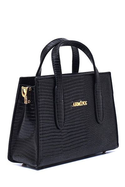 Armine Black Croko 363 Model Bag