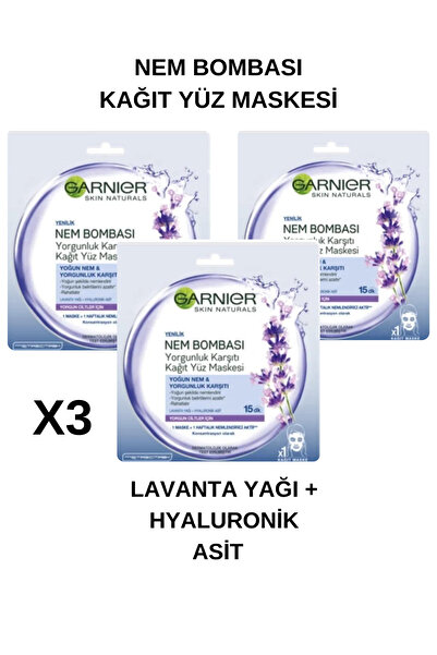 Garnier Yorgunluk Karşıtı Kağıt Yüz Maskesi