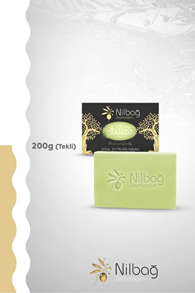 NİLBAĞ ZEYTİNYAĞLARI Ayvalık Natural Zeytinyağı Sabunu Katkısız 200GR.