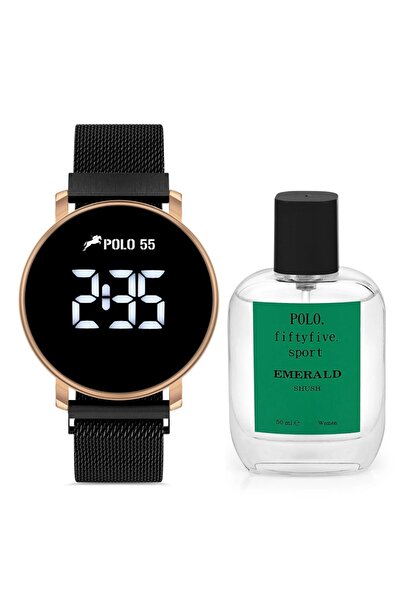 Polo55 Özel Hediye Kutulu Kadın Saat Seti