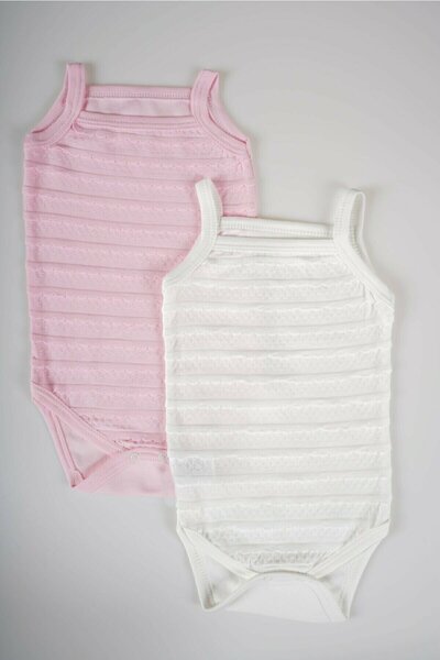 MİNİKO KİDS بدلة للجسم مكونة من قطعتين من قماش الجاكار وحبل مكيف الهواء - مع أزرار كبس