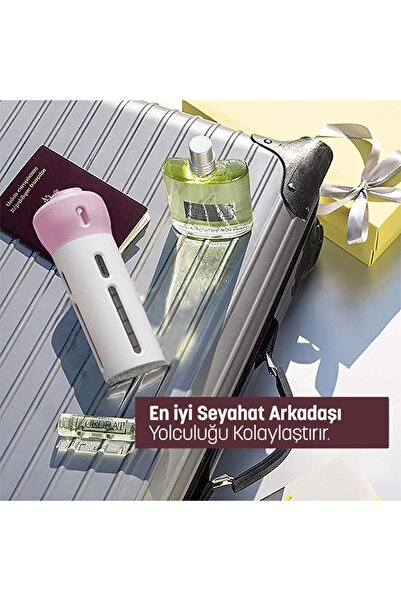 DEKOHOP Seyahat Kozmetik Şampuan Vücut Kremi Losyon Taşıma Şişe Seti