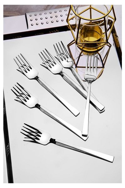 Global Ersat HRN 6 Person 36 Piece Fork Spoon Knife Set