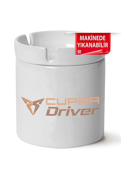 Çakilap Cupra Driver Printed Porcelain Horseshoe Ashtray - Kl-Otmbl-Drvr