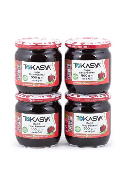tokasya Doğal Elma Pekmezi 500 G (4 LÜ KAVANOZ)
