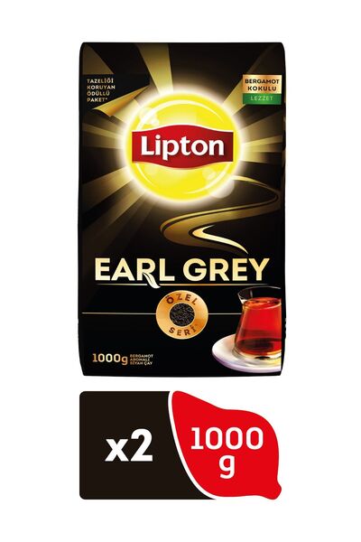 Lipton 2'li Lipton Early Grey Çay 1000 Gr.