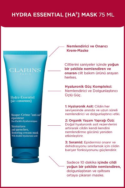 Clarins HYDRA ESSENTIAL [HA²] MASKE 75ML