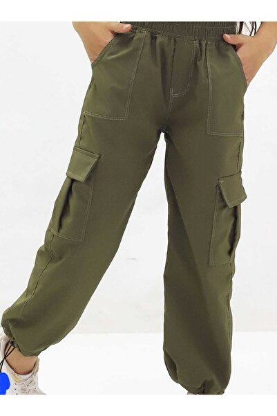 Butik kız çocuk paraşüt pantolon ünisex