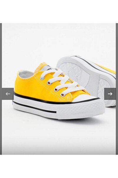 rabellashoes rabella çocuk sarı renk şeffaf taban convers