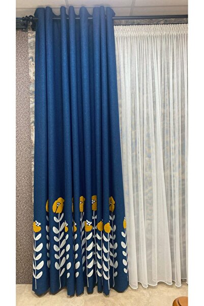 Orlenda Single Rail Rustic Curtain Hanger 100cm - Wooden Rustic Curtain Hanger - Aluminum Pipe Rustic Curtain Hanger