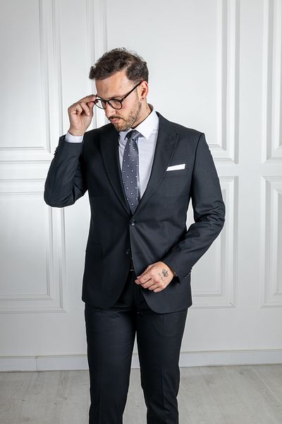 Sarar Sarar Amara Resta Wool - Black Suit