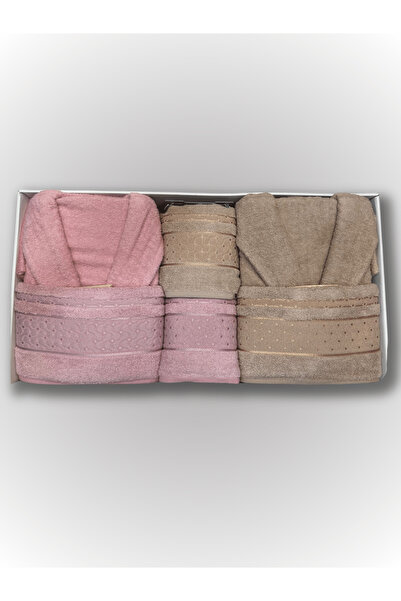 Durul Çift Kişilik Bornoz Seti