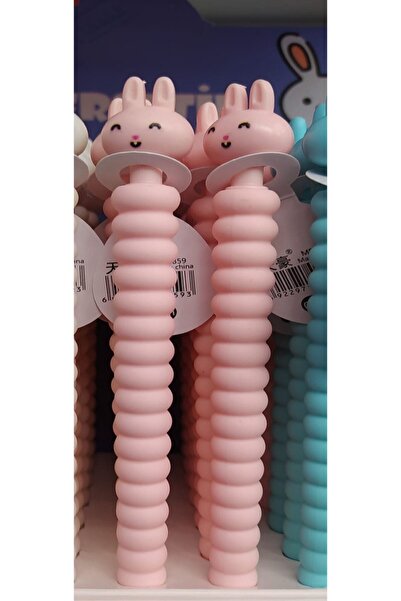 Mikro Tavşan Başlıklı Versatil Kalem 0,7mm, Pembe