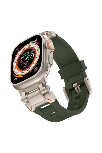 Alstrap Apple Watch 7 8 9 10 11 12 Se Ultra Uyumlu 44 45 46 49mm Defans Loop ...