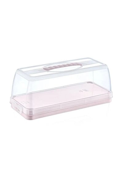 MAGEV PLASTİK Hobby Life Rectangular Elegant Baton Cake Jar