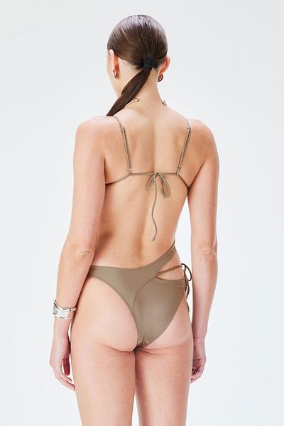 IAMNOTBASIC Costum de baie Luana - Culoare nurcă