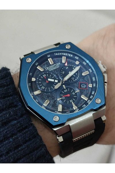 Quantum PWG1005-051 Silicone Cord Men's Wristwatch Function 1887