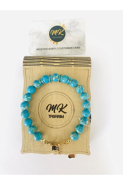MK tasarım MK Design - Real Arrival Stone Bracelet MK.35.1