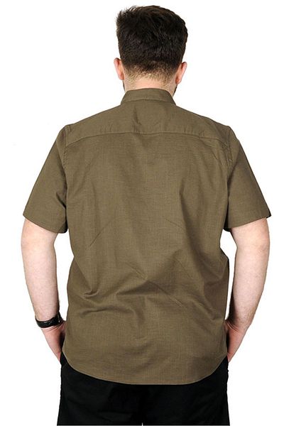 ModeXL Mode Xl Ανδρικό κοντομάνικο γιακά 20387 Χακί