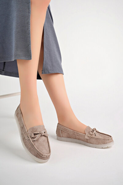 Freemax Удобни дамски мокасини - Силиконова подметка, Ежедневни обувки, Ppl.211 Норка