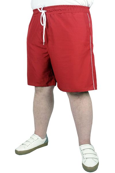 ModeXL Ανδρικό μαγιό σορτς Mode Xl Large Size White Line 21451 Claret Red